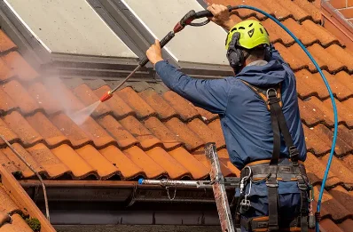 Démoussage et hydrofuge de toiture à Haillicourt